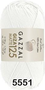 Пряжа Gazzal Giza Matte 125
