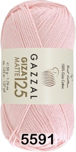 Пряжа Gazzal Giza Matte 125