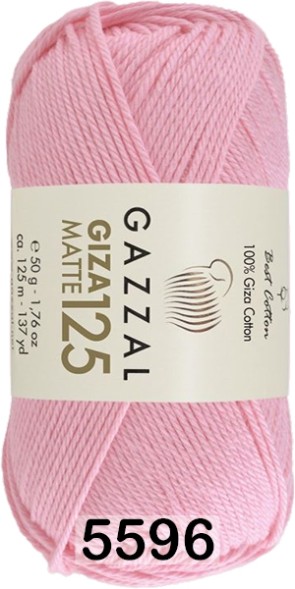 Пряжа Gazzal Giza Matte 125