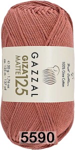 Пряжа Gazzal Giza Matte 125