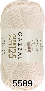 Пряжа Gazzal Giza Matte 125