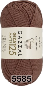 Пряжа Gazzal Giza Matte 125