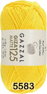 Пряжа Gazzal Giza Matte 125