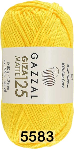 Пряжа Gazzal Giza Matte 125