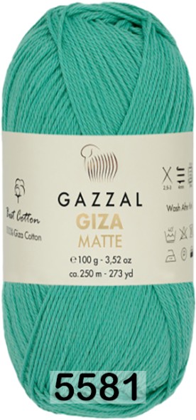 Пряжа Gazzal Giza Matte 125