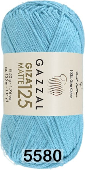 Пряжа Gazzal Giza Matte 125
