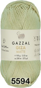 Пряжа Gazzal Giza Matte 125