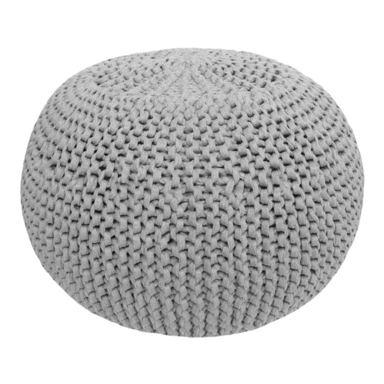 Knit and crochet pouf. набор для изготовления пуфа