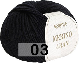 Пряжа Сеам Merino Aran в Новороссийске