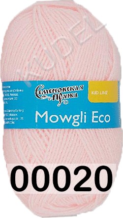 Пряжа Семеновская Mowgli Eco / Мауглиэко