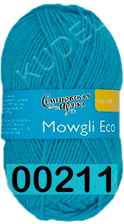 Пряжа Семеновская Mowgli Eco / Мауглиэко