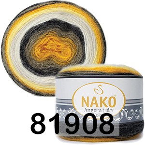 Пряжа Nako Angora Luks Color