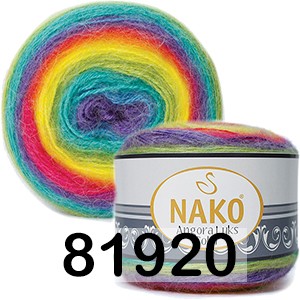 Пряжа Nako Angora Luks Color