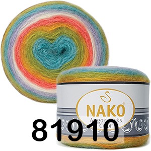 Пряжа Nako Angora Luks Color