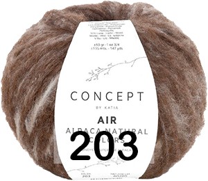 Пряжа Concept Air Alpaca Natural colors
