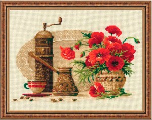Набор для вышивания Риолис 1121 Кофе, 30*24 см