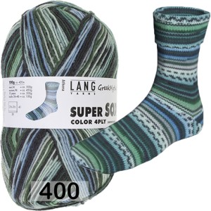 Пряжа Lang Yarns Super Soxx Color 4-Fach