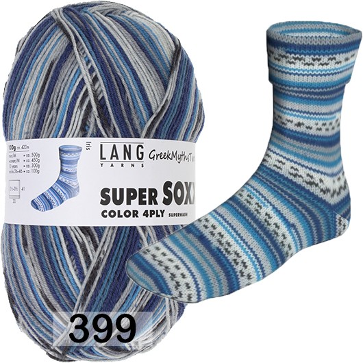Пряжа Lang Yarns Super Soxx Color 4-Fach
