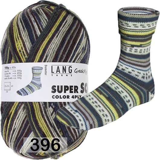 Пряжа Lang Yarns Super Soxx Color 4-Fach
