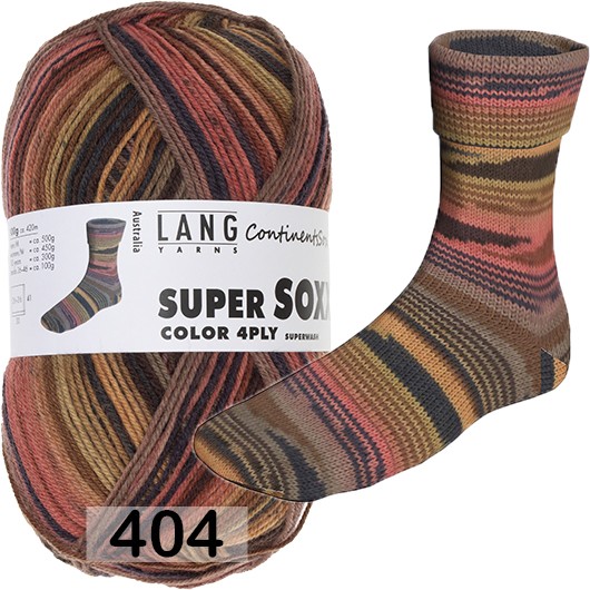 Пряжа Lang Yarns Super Soxx Color 4-Fach