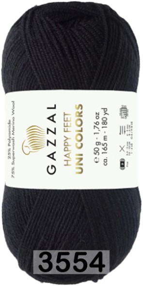Пряжа Gazzal Happy Feet Unicolor
