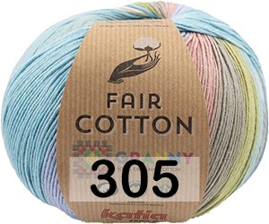 Пряжа Katia Fair Cotton Granny