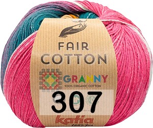 Пряжа Katia Fair Cotton Granny
