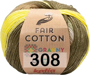 Пряжа Katia Fair Cotton Granny