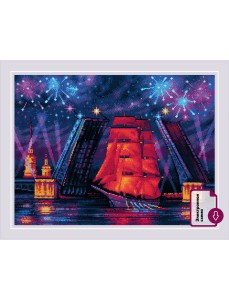 Набор для вышивания Риолис 2208 Алые паруса, 40*30 см