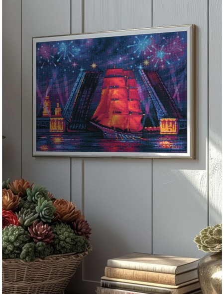Набор для вышивания Риолис 2208 Алые паруса, 40*30 см