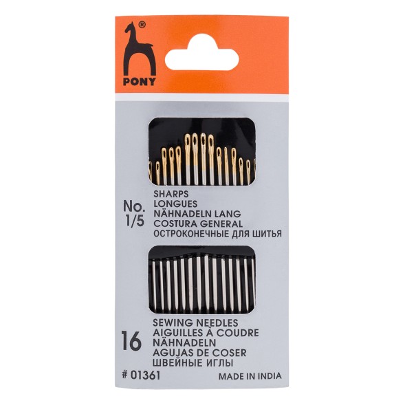 ИГЛЫ ШВЕЙНЫЕ PONY