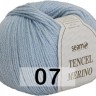 Пряжа Сеам Tencel Merino