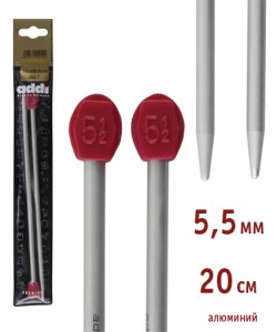 Спицы Addi алюминиевые прямые