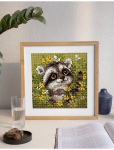 Алмазная мозаика Риолис АМ0083 Енотик, 20*20 см