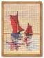Набор для вышивания бисером Радуга Бисера В-036 Лодки в море, 17*23 см