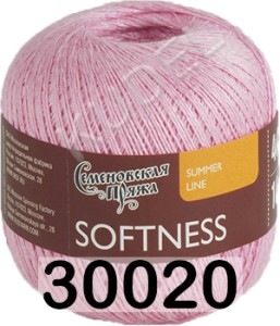 Пряжа Семеновская Softness / Нежность
