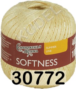 Пряжа Семеновская Softness / Нежность