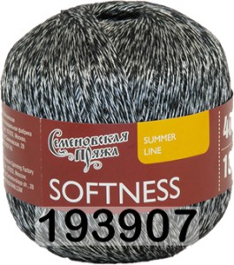 Пряжа Семеновская Softness / Нежность