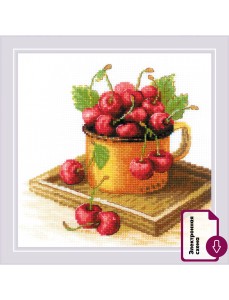 Набор для вышивания Риолис 2169 Спелая вишня, 20*20 см