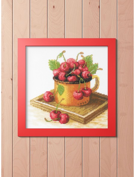 Набор для вышивания Риолис 2169 Спелая вишня, 20*20 см