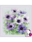 Набор для вышивания Риолис 2176 Лиловые Анемоны, 30*30 см