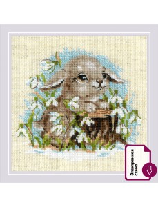 Набор для вышивания Риолис 2179 Подснежник, 15*15 см