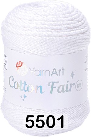 Пряжа YarnArt Cotton Fair 8/4 в Тюмени