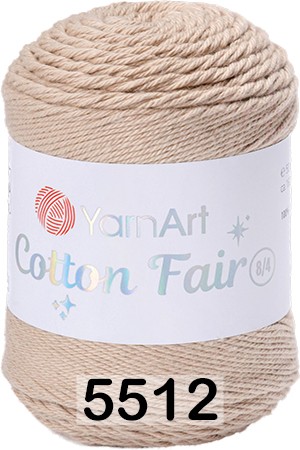 Пряжа YarnArt Cotton Fair 8/4 в Тюмени