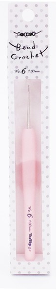 Крючок для вязания бусинами, с Ручкой &quot;Bead Crochet&quot; Tulip