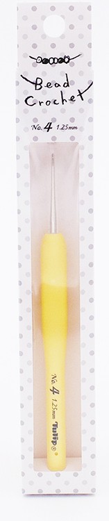Крючок для вязания бусинами, с ручкой "bead crochet" tulip