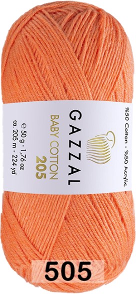 Пряжа Gazzal Baby Cotton 205