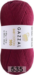 Пряжа Gazzal Baby Cotton 205
