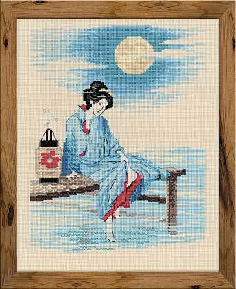 Набор для вышивания риолис 1509 светлая луна, 24*30 см