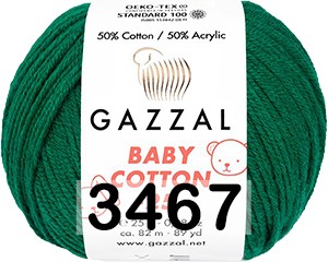 Пряжа Gazzal Baby Cotton 25